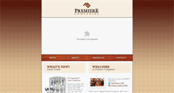 Desktop Screenshot of premierehc.com